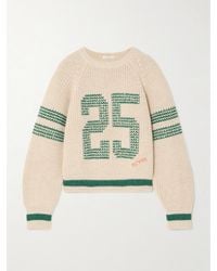 Mother - The Fisherman Concert Embroidered Alpaca-Blend Sweater - Lyst