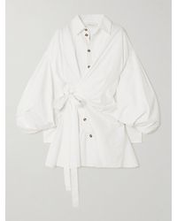 Zimmermann - Rebellion Poplin Mini Dress - Lyst
