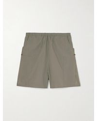 Deiji Studios - Checked Organic Cotton Straight-Leg Shorts - Lyst