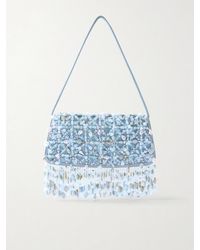 Cult Gaia - Idalia Mini Bead-Embellished Shoulder Bag - Lyst