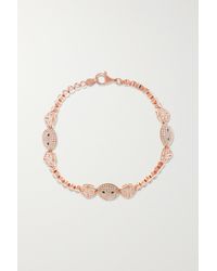 Lorraine Schwartz 18-karat Rose Gold Diamond Bracelet - Multicolor