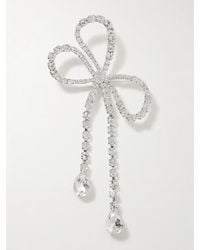 Jennifer Behr - Evelyn Rhodinierte Brosche Mit Kristallen - Lyst