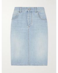 Bottega Veneta - Jeansrock - Lyst