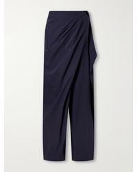JW Anderson - Cotton-Drill Wide-Leg Wrap Pants - Lyst