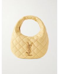 Saint Laurent - Icarino Matelassé Leather Tote - Lyst