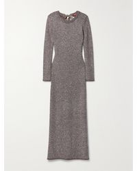 Altuzarra - Robe Longue Dos Ouvert En Mailles Stretch À Sequins Cindy - Lyst