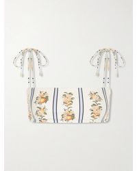 Agua Bendita - Primavera Valle Printed Bikini Top - Lyst