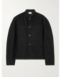 Lemaire - Curved Jacke Aus Baumwoll-Twill - Lyst