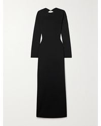 Galvan London - Net Sustain Vega Rückenfreies Maxikleid Aus Stretch-Strick Mit Verzierungen - Lyst