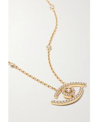 Messika - Lucky Eye 18-Karat Diamond Necklace - Lyst