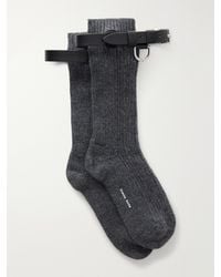 Simone Rocha - Buckle-Detailed Wool-Blend Socks - Lyst