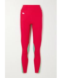 Damen Bekleidung Hosen und Chinos Leggings adidas Synthetik High Waist Allover Print 7/8-Leggings in Pink 