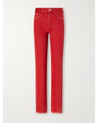 Isabel Marant - Daya Mid-Rise Straight-Leg Jeans - Lyst