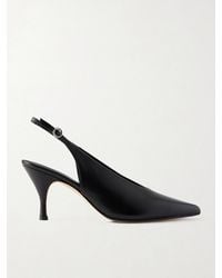 Aeyde - Carla Leather Slingback Pumps - Lyst