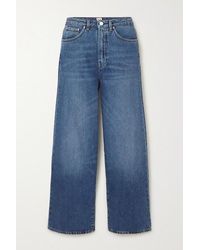 Totême Flair High-rise Wide-leg Jeans - Blue