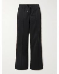 Burberry - Pantalon De Survêtement Évasé En Jersey À Finitions En Piqué À Carreaux - Lyst