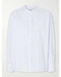 Twp - Painter Pintucked Cotton-Poplin Shirt - Lyst