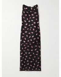 Altuzarra - Katrin Layered Printed Silk-Twill And Chiffon Midi Dress - Lyst
