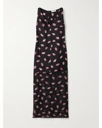 Altuzarra - Katrin Layered Printed Silk-Twill And Chiffon Midi Dress - Lyst