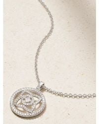 De Beers London - Lotus By De Beers 18-Karat Diamond Necklace - Lyst