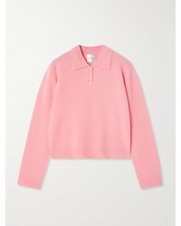 Leset - Jesse Wool Polo Sweater - Lyst