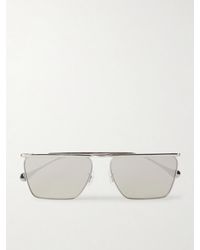 Oliver Peoples - Jil Sander Aviator-Style-Tone Sunglasses - Lyst