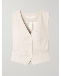 Veronica Beard - Gilet En Serge De Lin Mélangé Bennett - Lyst