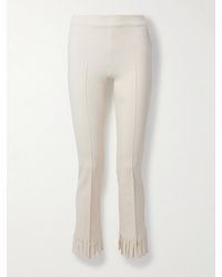 High Sport - Louis Fringed Cotton-Blend Jacquard Straight-Leg Pants - Lyst