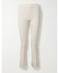 High Sport - Louis Hose Mit Geradem Bein Aus Jacquard Aus Einer Baumwollmischung Mit Fransen - Lyst
