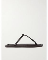 St. Agni - T Leather Sandals - Lyst