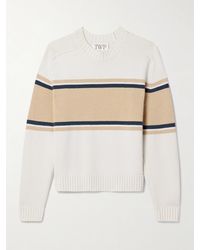 Twp - Saddle Striped Cashmere Sweater - Lyst