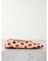 Proenza Schouler - Tee Embroidered Mesh Ballet Flats - Lyst