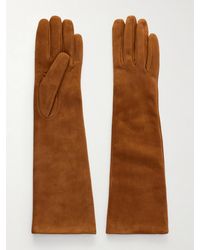 Nour Hammour - Suede Gloves - Lyst