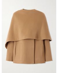 Altuzarra - Dak Layered Draped Wool-Blend Felt Coat - Lyst