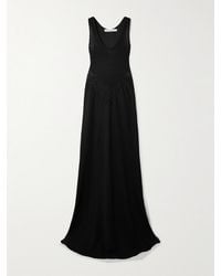 Christopher Esber - Verna Lace-Trimmed Jersey And Cady Maxi Dress - Lyst