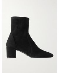 Stuart Weitzman - Yuliana Suede Sock Boots - Lyst