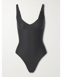 Skims - Body Unlined Plunge Thong Bodysuit - Lyst