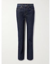 KHAITE - Farley High-Rise Straight-Leg Jeans - Lyst