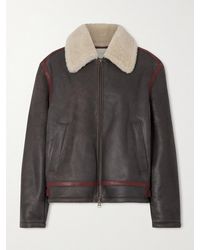 Aimé Leon Dore - Printed Shearling Jacket - Lyst