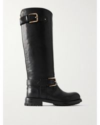 Dolce & Gabbana - Like A Virgin Bikerstiefel Aus Leder - Lyst