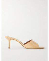 STAUD - Bea Patent-Leather Mules - Lyst