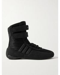 Stella McCartney - Rasant 2.0 Vegan And Mesh-Trimmed Canvas High-Top Sneakers - Lyst