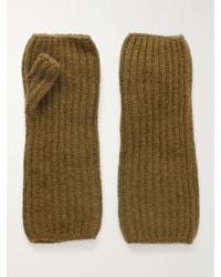 Johnstons of Elgin - Della Ribbed Cashmere Gloves - Lyst