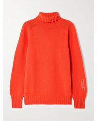 JW Anderson - Embroidered Merino Wool Turtleneck Sweater - Lyst