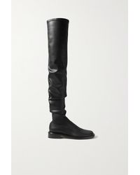 Proenza Schouler Boyd Leather Over-the-knee Boots - Black