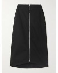 Moncler Genius - Edward Enninful Cotton-Twill Midi Skirt - Lyst