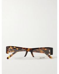 Miu Miu - Vedette Square-Frame Acetate Sunglasses - Lyst