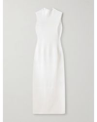 Cult Gaia - Deirdra Embellished Open-Back Draped Knitted Midi Dress - Lyst