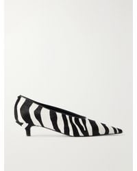 TOTEME - Sharp 35 Zebra-Print Calf Hair Pumps - Lyst