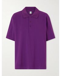 Flore Flore - Julie Organic Cotton-Piqué Polo Shirt - Lyst